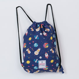 Drawstring Bag Space Pattern