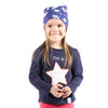 I´m a star dark blue long sleeve top for girl